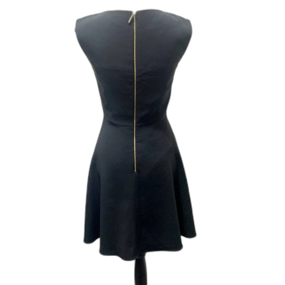 Tahari ASL Fit & Flare Little Black Dress Business Professional Cocktail Size 2‎ - Picture 4 of 5